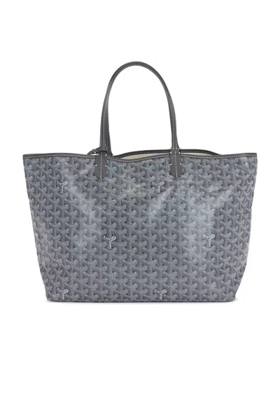 Pre-owned Goyard Saint Louis Pm Tote Bag In Gray