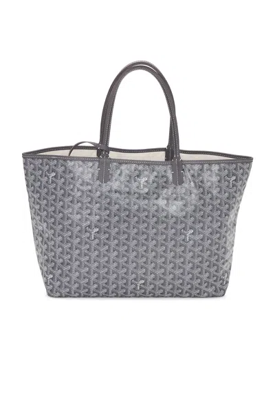Pre-owned Goyard Saint Louis Pm Tote Bag In Gray