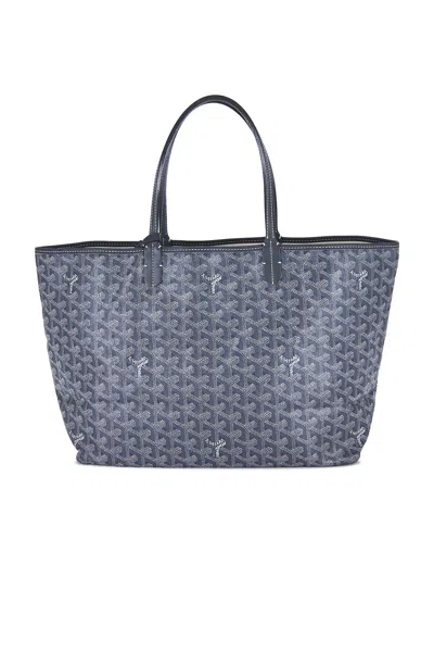 Pre-owned Goyard Saint Louis Pm Tote Bag In Gray
