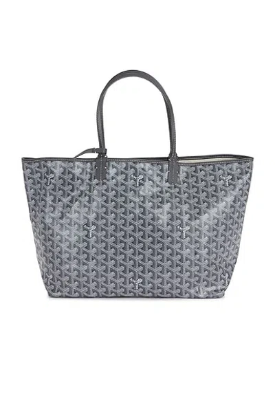 Pre-owned Goyard Saint Louis Pm Tote Bag In Gray