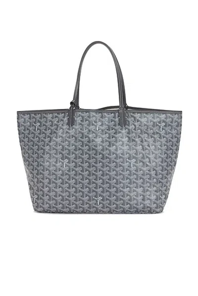 Pre-owned Goyard Saint Louis Pm Tote Bag In Gray