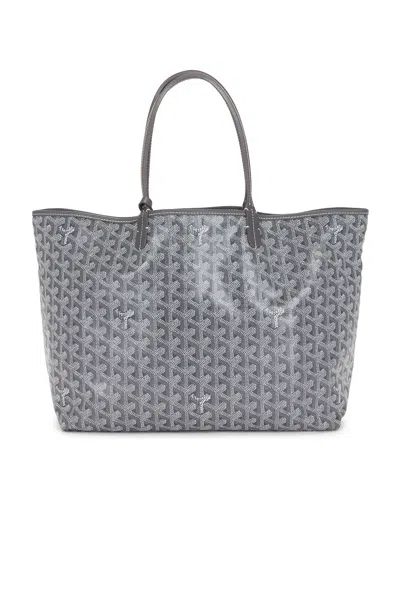 Pre-owned Goyard Saint Louis Pm Tote Bag In Gray