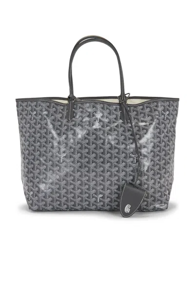 Pre-owned Goyard Saint Louis Pm Tote Bag In Gray