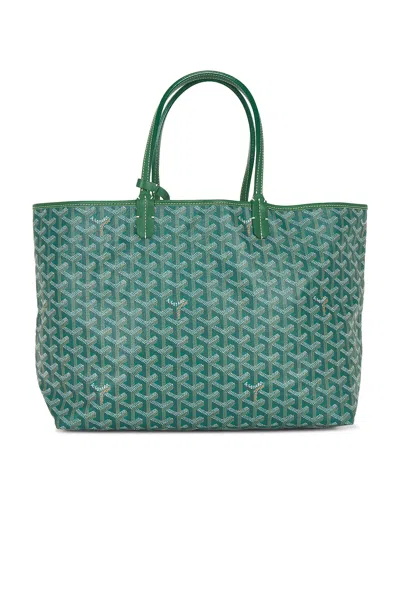 Pre-owned Goyard Saint Louis Pm Tote Bag In Green