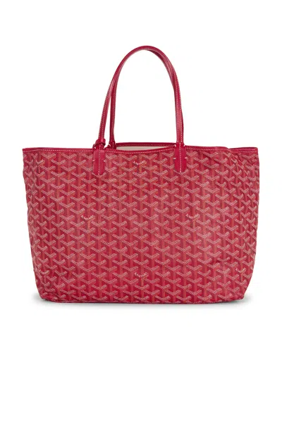 Pre-owned Goyard Saint Louis Pm Tote Bag In Red