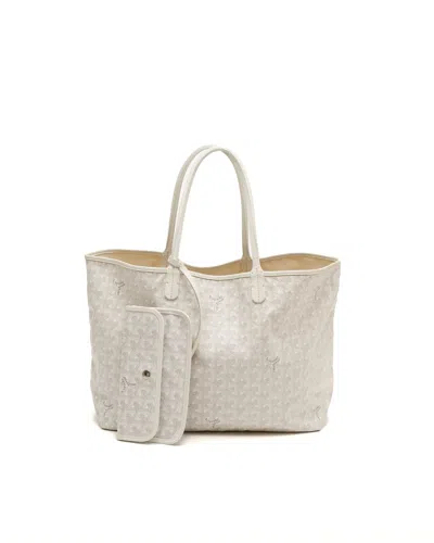 Goyard Saint Louis Pm Tote Bag In White