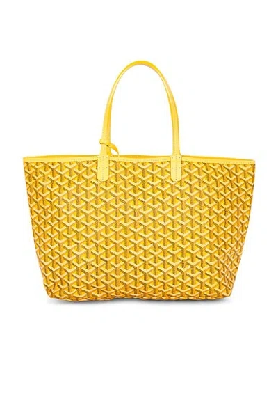 Pre-owned Goyard Saint Louis Pm Tote Bag In Yellow