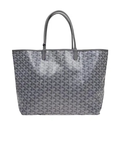 Pre-owned Goyard Saint Louis Small Handbag In Gray