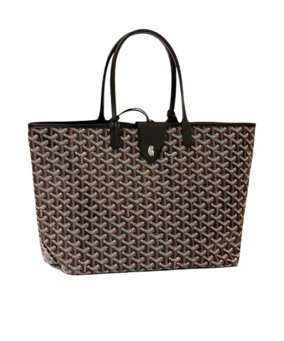 Goyard Saint Louis Small Tote Bag In Black
