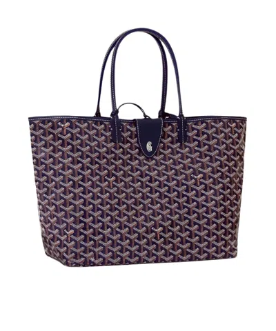 Goyard Saint Louis Small Tote Bag In Blue