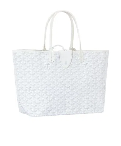 Goyard Saint Louis Small Tote Bag In White