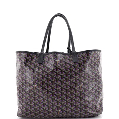 Goyard Saint Louis Tote Claire Voie Coated Canvas Pm In Multi
