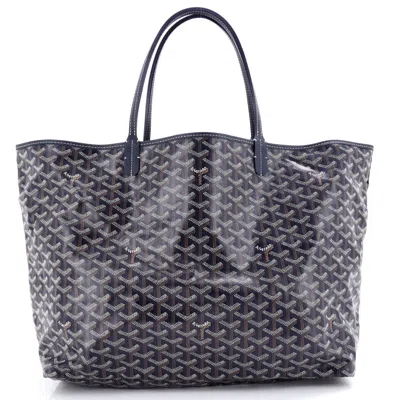 Goyard Saint Louis Tote Coated Canvas Gm In Black