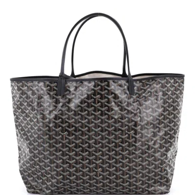 Goyard Saint Louis Tote Coated Canvas Gm In Black