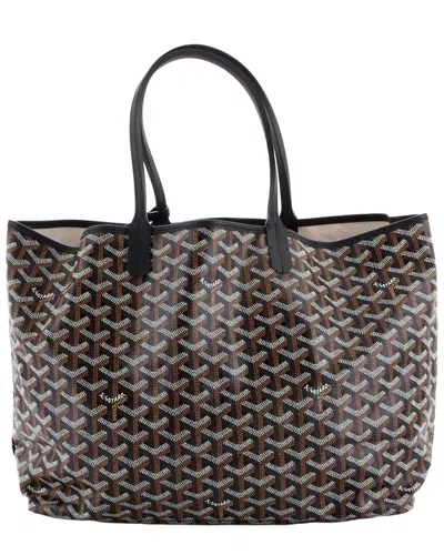 Pre-owned Goyard Saint Louis Tote Coated Canvas Pm (authentic Pre-loved)