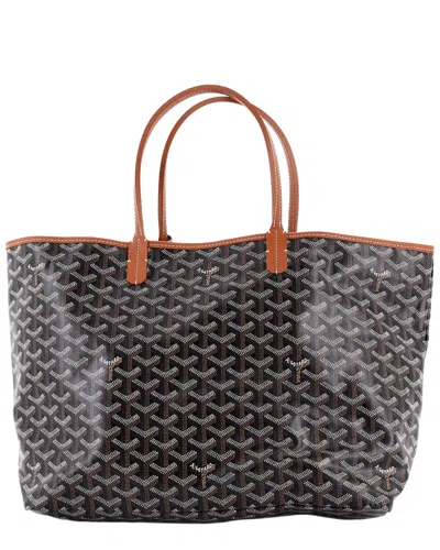 Pre-owned Goyard Saint Louis Tote Coated Canvas Pm (authentic Pre-loved)