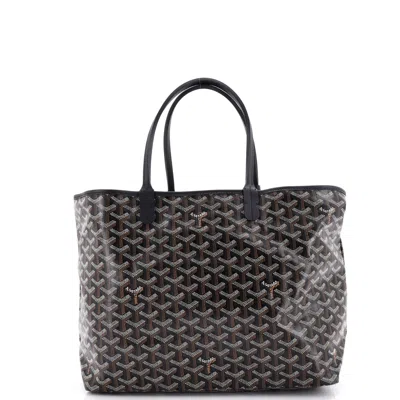 Goyard Saint Louis Tote Coated Canvas Pm In Brown