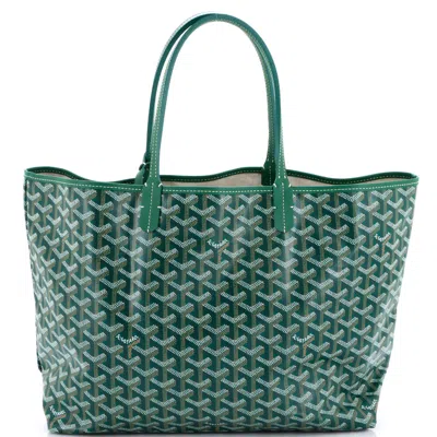 Goyard Saint Louis Tote Coated Canvas Pm In Green