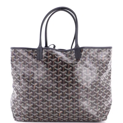 Goyard Saint Louis Tote Coated Canvas Pm In Black
