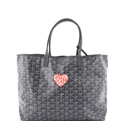 Goyard Saint Louis Tote Printed Coated Canvas Pm In Gray