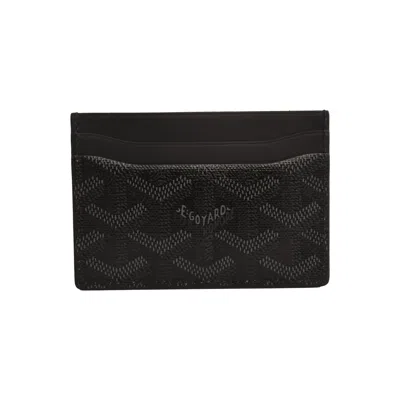 Pre-owned Goyard Saint Sulpice Card Holder Black
