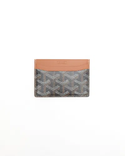 Pre-owned Goyard Saint-sulpice Card Wallet In Multi