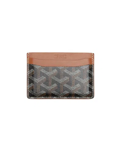 Pre-owned Goyard Saint-sulpice Card Wallet In Multi