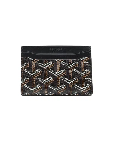Pre-owned Goyard Saint-sulpice Card Wallet In Multi
