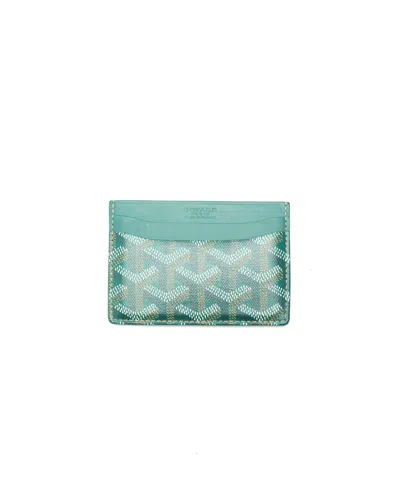 Pre-owned Goyard Saint-sulpice Card Wallet In Multicolour