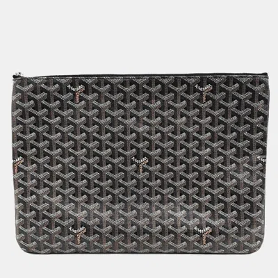 Pre-owned Goyard Senna Mgm Bag In Black