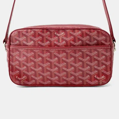 Pre-owned Goyard Shoulder Bag Cap Vert Pm In Red