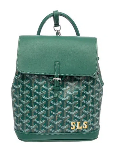 Pre-owned Goyard Signature Alpin Mini In Black