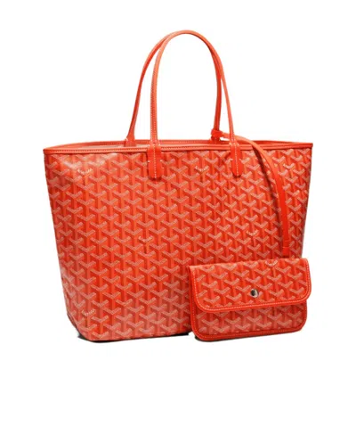 Pre-owned Goyard Small Saint Louis Handbag In Red