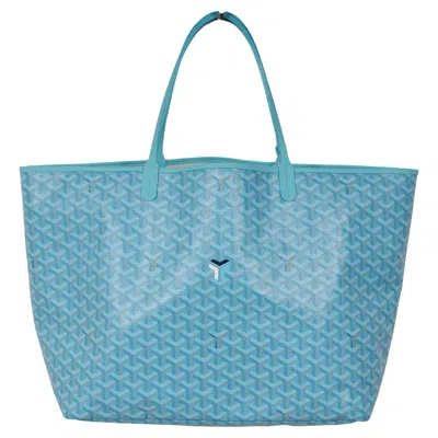 Pre-owned Goyard St Louis Gm Tote Bag Turquoise Blue Limited Edition Shoulder Travel The