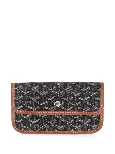 Pre-owned Goyard St. Louis Ine Clutch Bag In Black