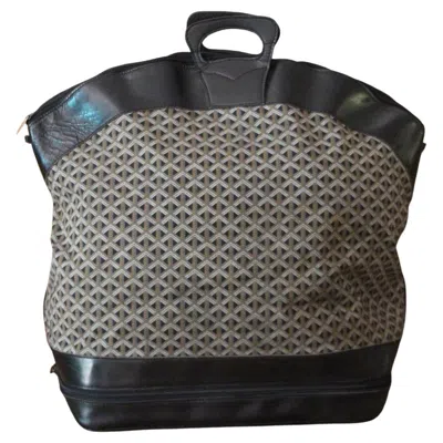 Pre-owned Goyard Travel Bag, Vintage Oversized  Travel Bag Tote In Black