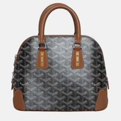 Pre-owned Goyard Vendome Brown Coated Canvas Mini Bag