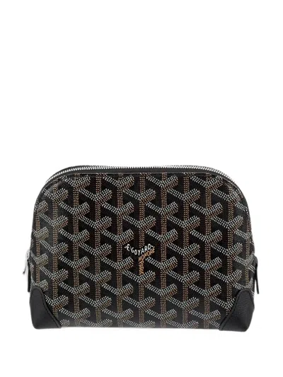 Pre-owned Goyard Vendome Ine Cosmetic Pouch In Black