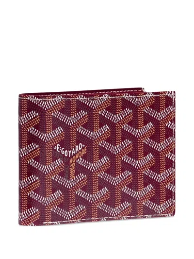 Pre-owned Goyard Victoire Wallet In Red