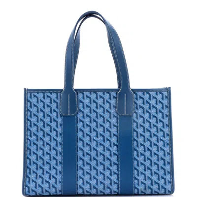 Pre-owned Goyard Villette Tote Canvas Pm In Blue