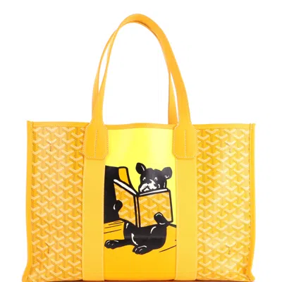 Goyard Villette Tote Printed Coated Canvas Mm In Yellow