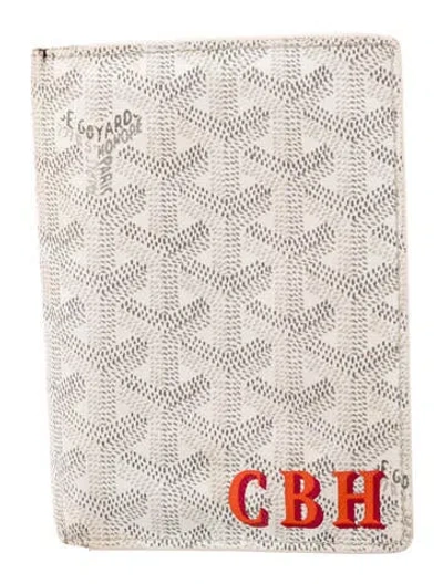 Pre-owned Goyard Vintage 2007 Bifold Wallet In White