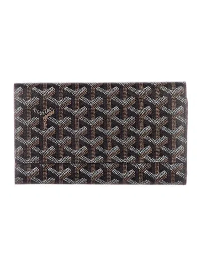 Pre-owned Goyard Vintage 2007 Continental Wallet In Black