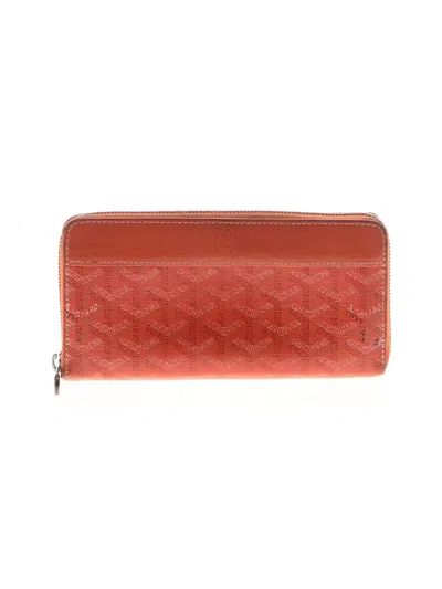 Pre-owned Goyard Wallet In Orange