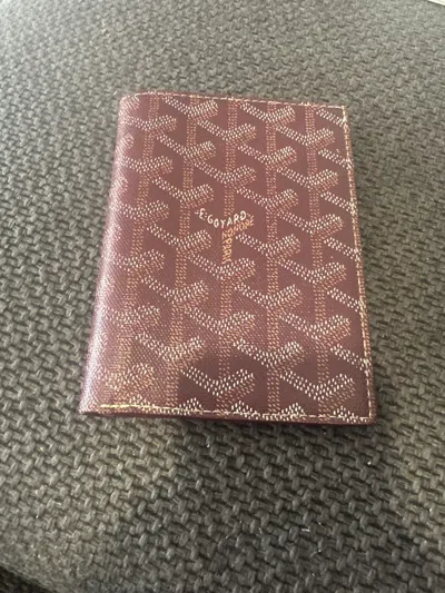 Pre-owned Goyard Wallet Red