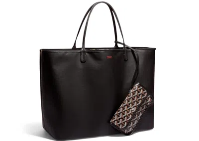 Pre-owned Goyard Women's  Anjou Tote Gm In Black