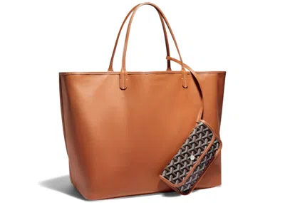 Pre-owned Goyard Women's  Anjou Tote Gm In Black/natural