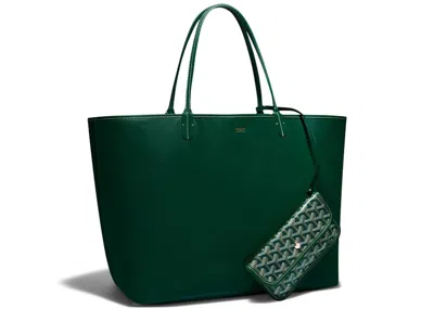 Pre-owned Goyard Women's  Anjou Tote Gm In Green