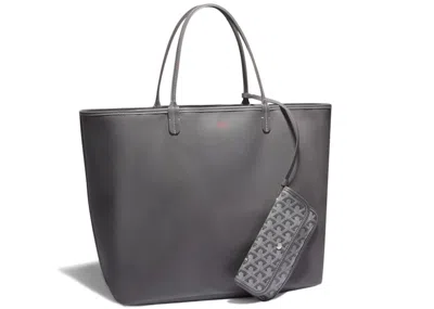 Pre-owned Goyard Women's  Anjou Tote Gm In Grey