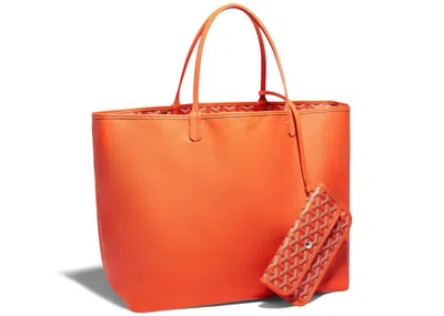 Pre-owned Goyard Women's  Anjou Tote Gm In Orange